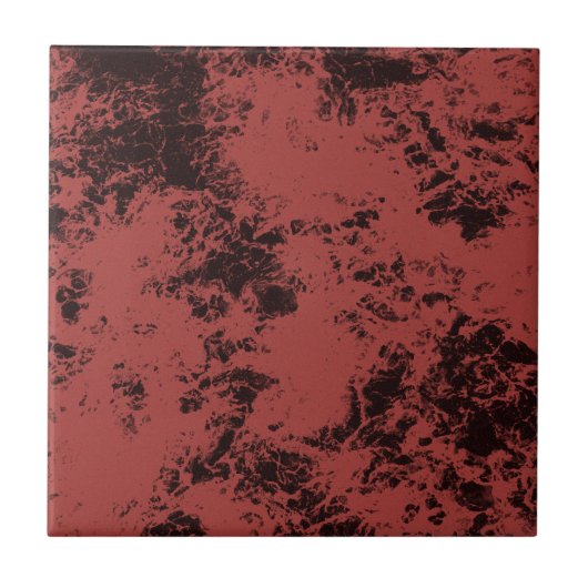Carreau Texture en marbre rouge en terre cuite (Devant)