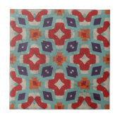 Carreau Texture en pierre détendue Kaleidoscope Géométriqu (Devant)