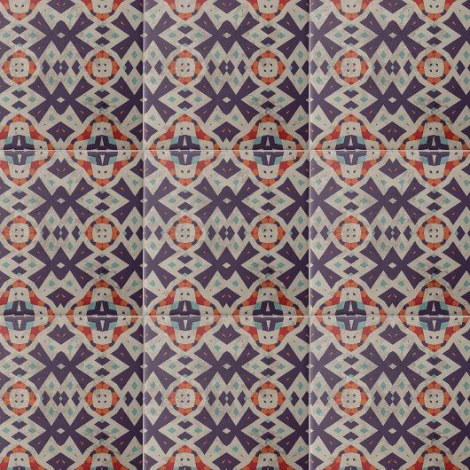 Carreau Texture en pierre détendue Mosaïque ethnique géomé