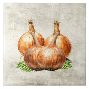Carreau Texture fausse oignon rustique aquarelle 