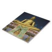 Carreau Thaïlande, île de Koh Samui. Grand Bouddha. (Côté)