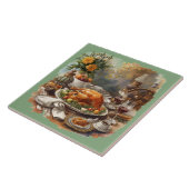 Carreau Thanksgiving, Plats Traditionnels (Côté)