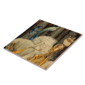 Carreau "The Bluebird" de John Bauer (Côté)