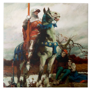Carreau The Coming Lancaster par Howard Pyle