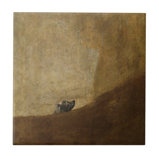 Carreau The Dog by Francisco Goya (Devant)