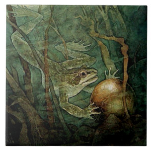 Carreau "The Frog Prince and the Golden Ball" par Edmund D