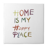 Carreau The Happy Introvert “Home Is My Happy Place” (Devant)