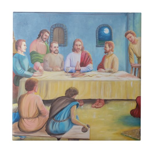 Carreau The Last Supper: Jesus and the Disciples (Devant)