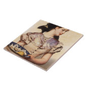 Carreau The Oyster Girl (par Karl Gussow) (Côté)