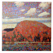 Carreau The Pointers, tableau d'art de Tom Thomson, (Devant)