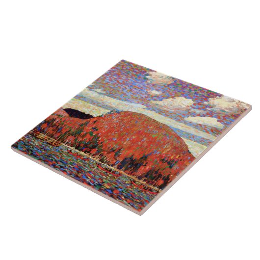 Carreau The Pointers, tableau d'art de Tom Thomson, (Côté)