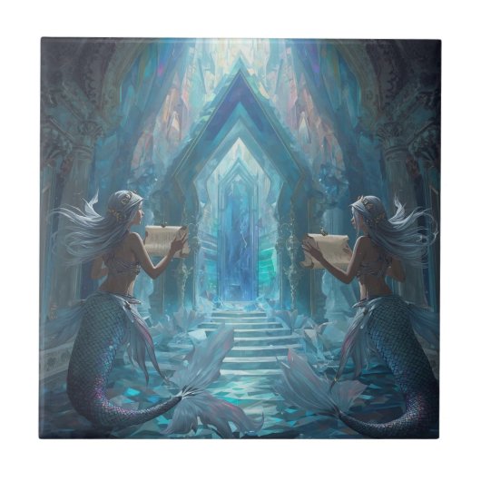 Carreau The Scroll Keepers of the Deep” (Devant)