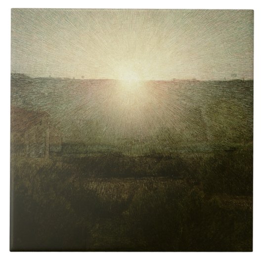 Carreau The Sun (Soleil Levant) 1904 (huile sur la toile) (Devant)