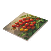 Carreau Thème de jardinage de plante de tomate pour l'été (Côté)
