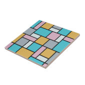 Carreau Theo Van Doesburg - Composition 17 - Art Mondrian (Côté)