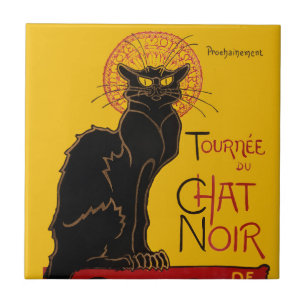 Carreau Theophile Steinlen - Le Chat Noir Vintage
