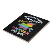 Carreau Thérapeute de la licorne OT d'ergothérapie (Côté)