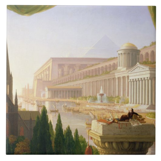 Carreau Thomas Cole - Le rêve de l'architecte (Devant)