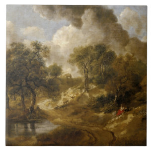 Carreau Thomas Gainsborough - Paysage à Suffolk