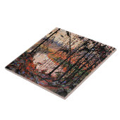 Carreau Thomson - Northern River, peinture populaire, (Côté)