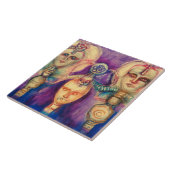 Carreau THRONE DE L'AquarELLE DE SILICONE (Côté)