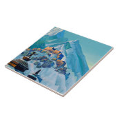 Carreau “Tibet Himalayas” by Nicholas Roerich (Côté)