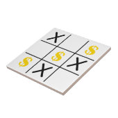 Carreau Tic Tac Toe Dollar (Côté)