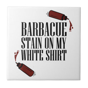 Carreau Tige barbecue sur mon blanc