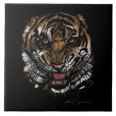 Carreau Tiger face (conception de signature) (Devant)