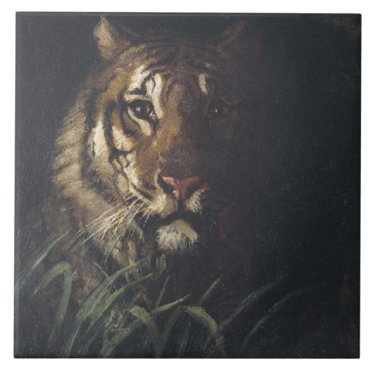 Carreau Tiger's Head (par Abott Handerson Thayer) (Devant)