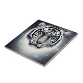 Carreau Tigre blanc brillant (Côté)