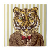 Carreau Tigre dans l'usage de soirée (Devant)