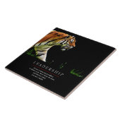 Carreau Tigre de leadership motivationnel unique tendance (Côté)