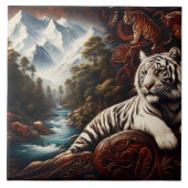 Carreau Tigre Relaxant par Mountain River (Devant)