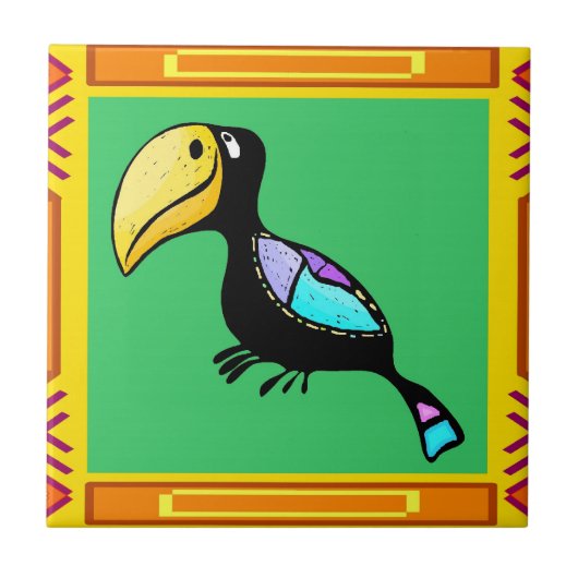 Carreau Tiki Bird (Devant)
