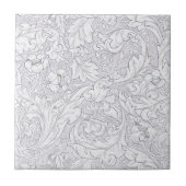 CARREAU TILE CÉRAMIQUE : WILLIAM MORRIS : MODÈLE FLORAL (Devant)