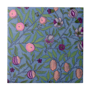 CARREAU TILE CÉRAMIQUE : WILLIAM MORRIS : POMEGRANATES