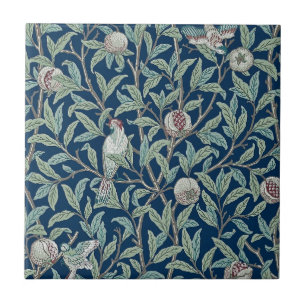CARREAU TILE CÉRAMIQUE : WILLIAM MORRIS : POMEGRANATES