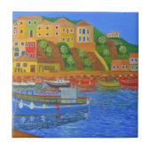 Carreau Tile côtière grecque (Devant)