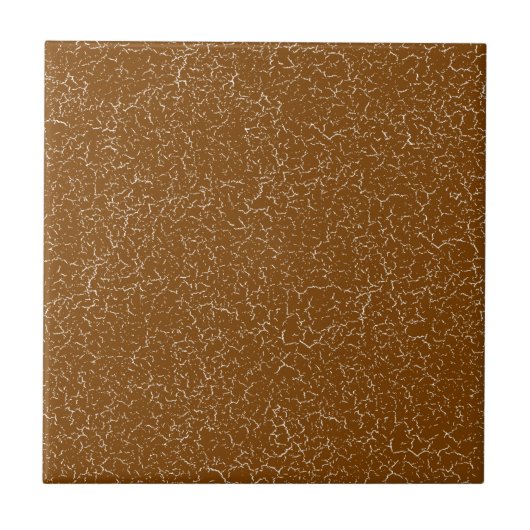 Carreau Tile couleur solide en laque de craquage ocre (Devant)