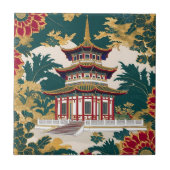 Carreau Tile d'art murale Chinoiserie (Devant)