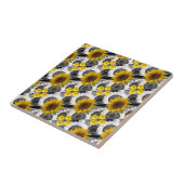 Carreau Tile de céramique tournesol (Côté)