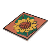 Carreau Tile de tournesol mexicaine (Côté)
