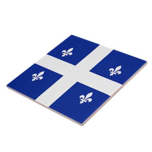 Carreau Tile drapeau du Québec (Côté)