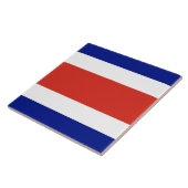 Carreau Tile du drapeau du Costa Rica (Côté)