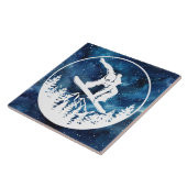 Carreau Tile en céramique de snowboard (Côté)