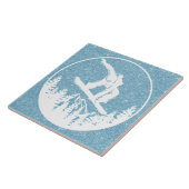 Carreau Tile en céramique de snowboard (Côté)