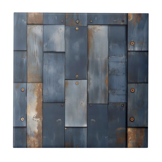 Carreau Tile en céramique texture métallique (Devant)