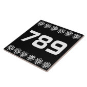 Carreau Tile numéro de maison atomique (Côté)