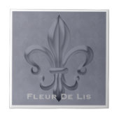 Carreau Tile traditionnelle Fleur De Lis (Devant)